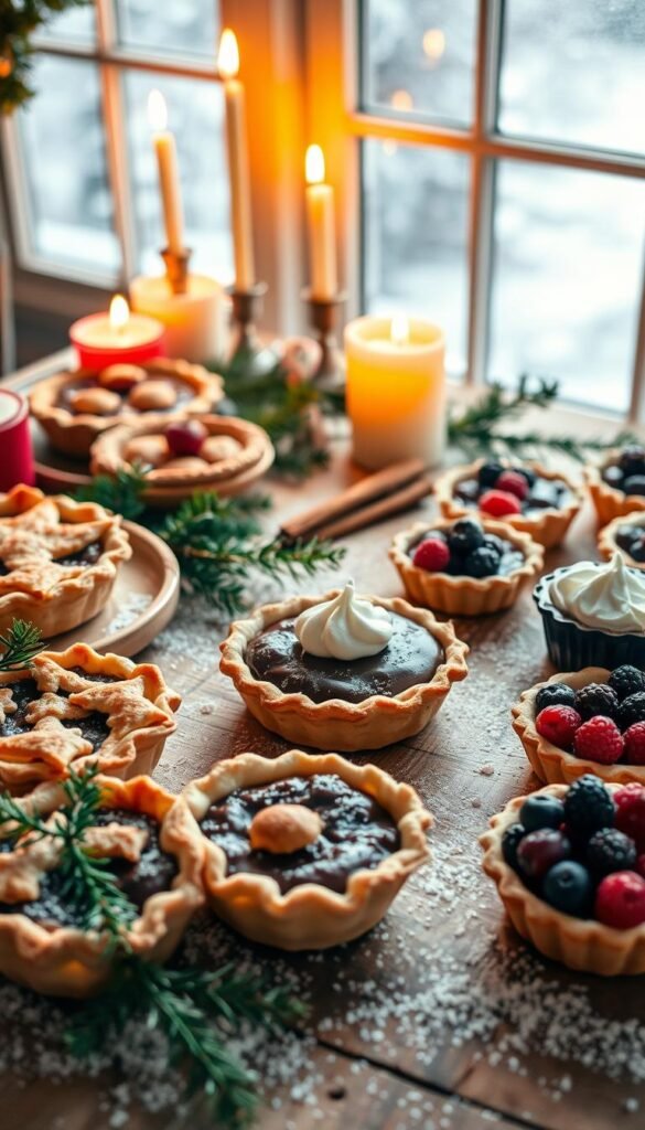 Christmas pies and tarts