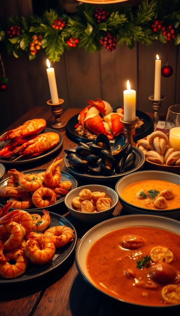 Christmas seafood dishes