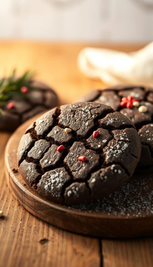 Classic Chocolate Christmas Cookies