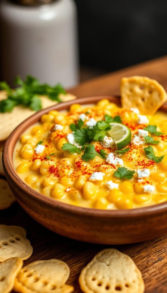 Classic Creamy Elote Corn Dip