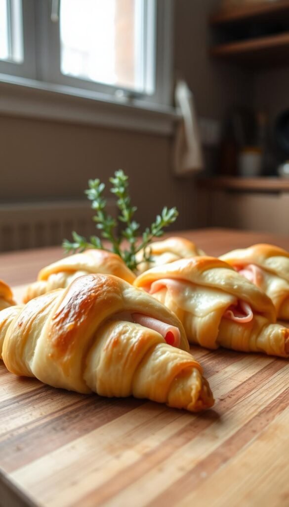 Classic Ham and Cheese Crescent Rolls