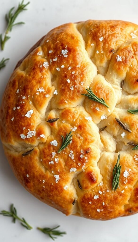 Classic Rosemary and Sea Salt Focaccia