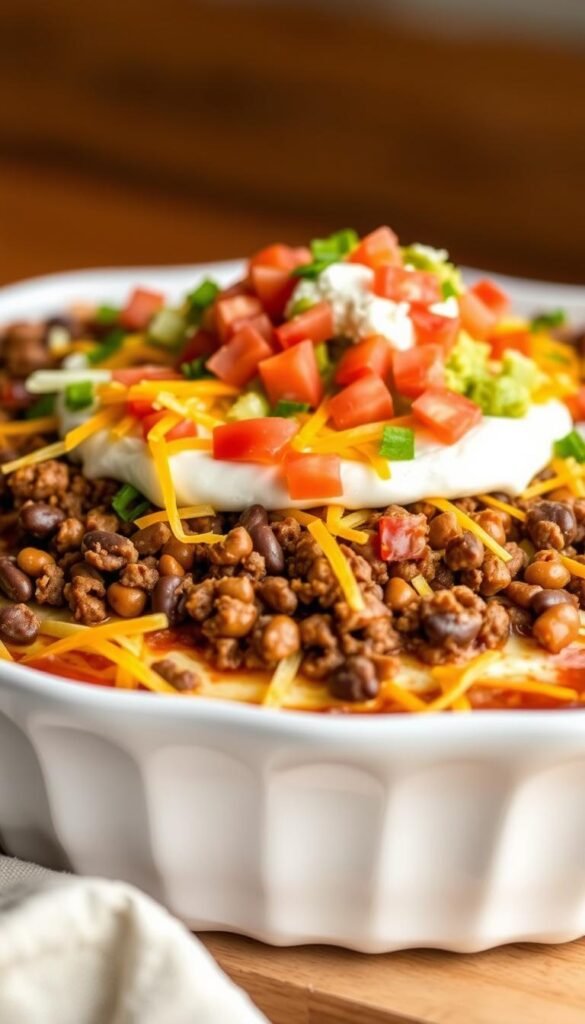 Classic Tex-Mex 7 Layer Taco Dip