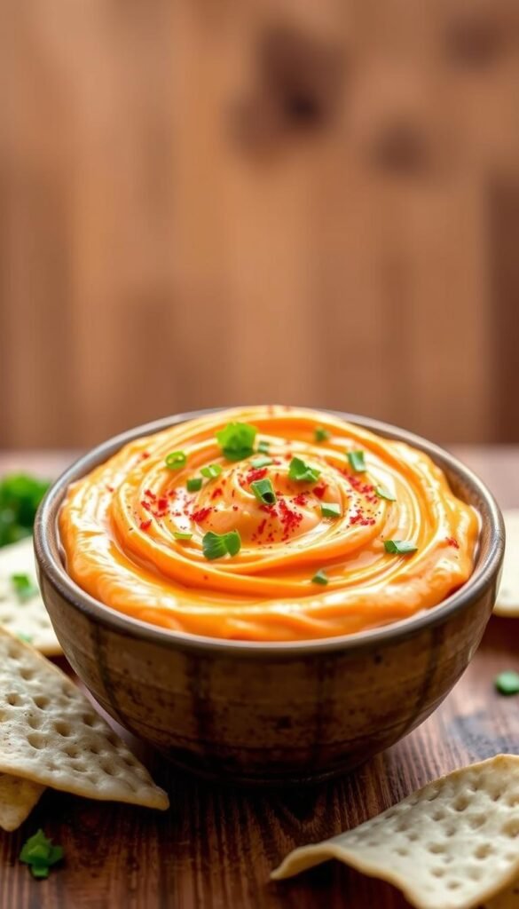 Coconut Cream Buffalo Chicken Dip