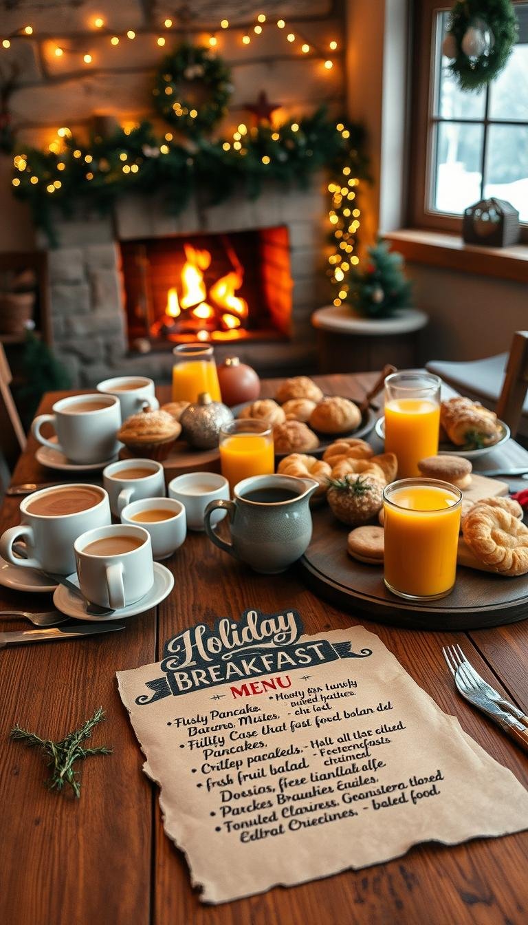 Complete Christmas Brunch Menu Ideas: Drinks, Sides & Main Dishes