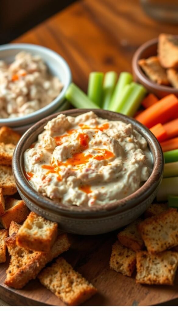 Cottage Cheese Buffalo Chicken Dip for Parties Cottage Cheese Buffalo Chicken Dip for Parties