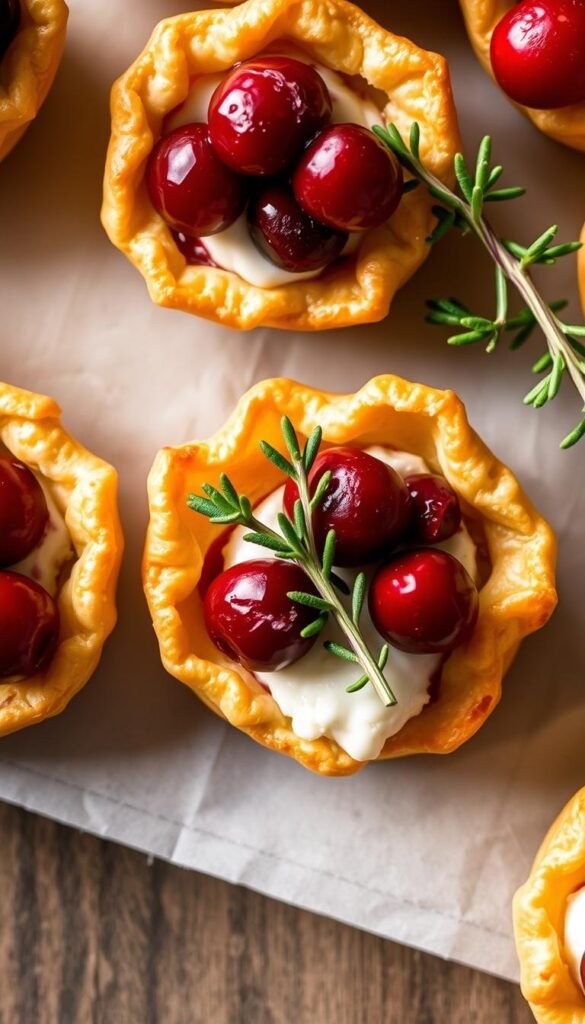 Cranberry Brie Bites