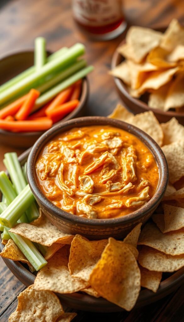 Creamy Buffalo Chicken Dip