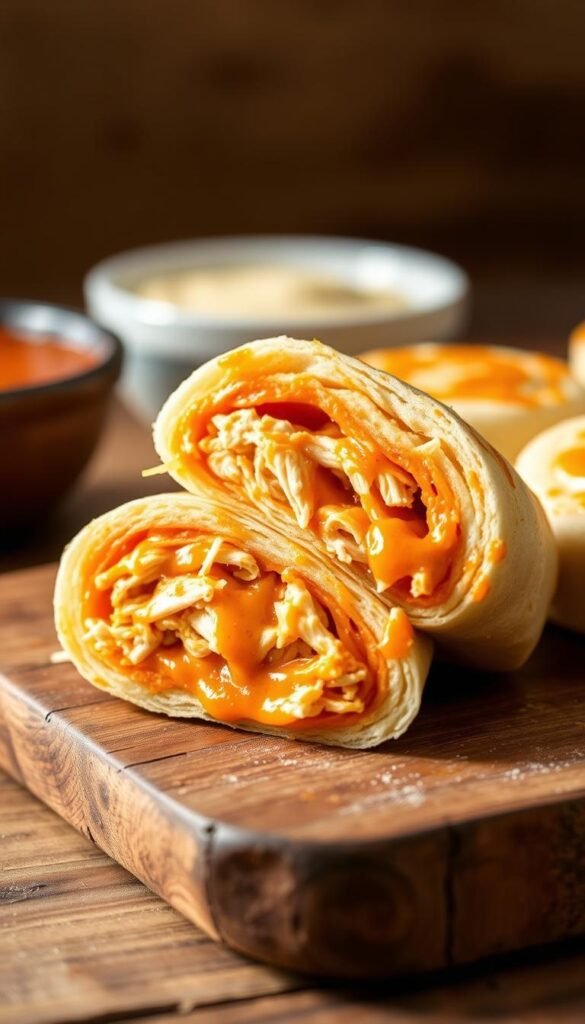 Creamy Buffalo Chicken Pinwheels Creamy Buffalo Chicken Pinwheels