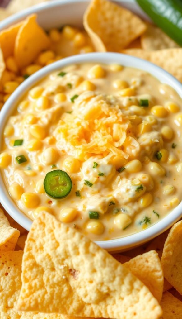 Creamy Jalapeno Corn Dip