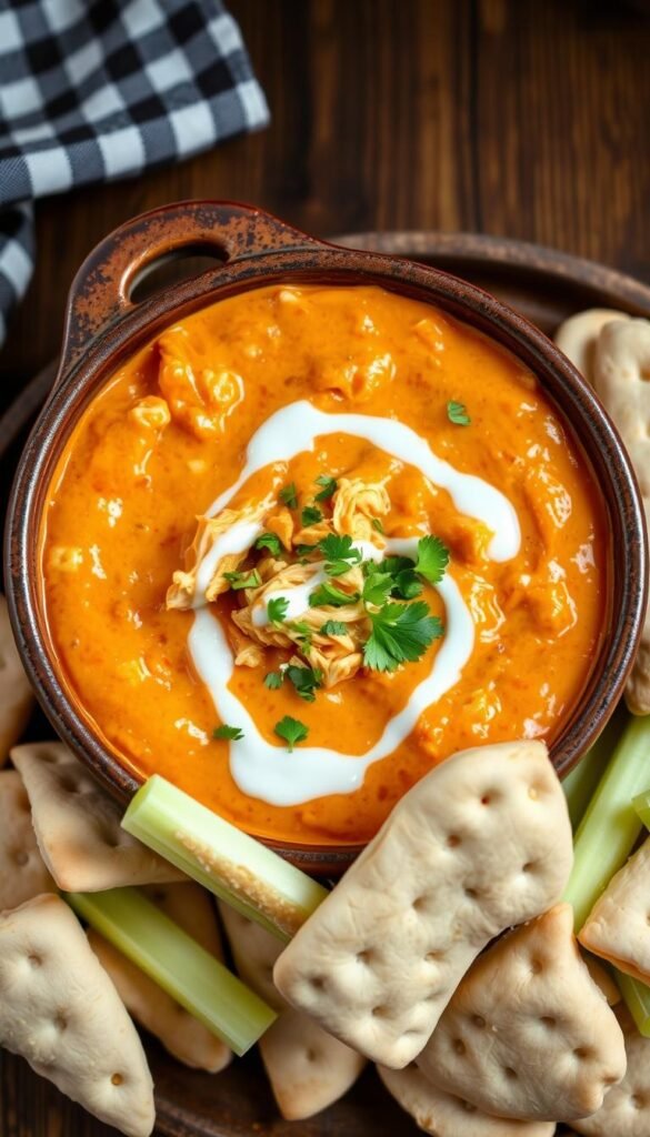 Creamy Ranch Buffalo Chicken Dip Creamy Ranch Buffalo Chicken Dip