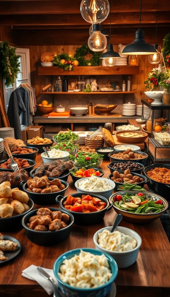 DIY holiday food stations DIY holiday food stations