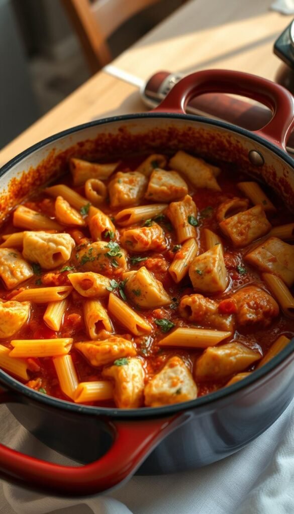 Dutch oven pasta
