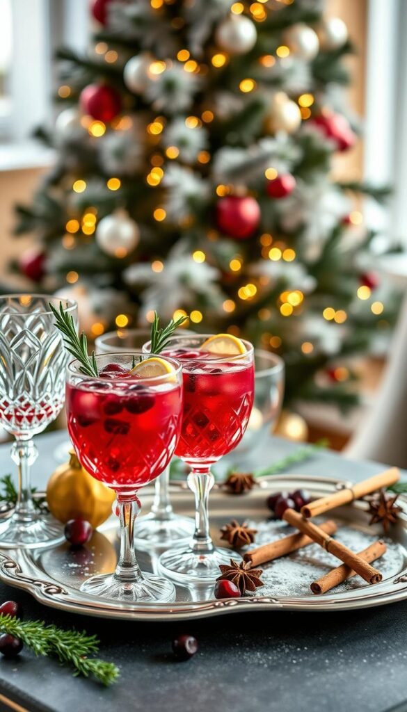 Elegant Christmas Mocktails