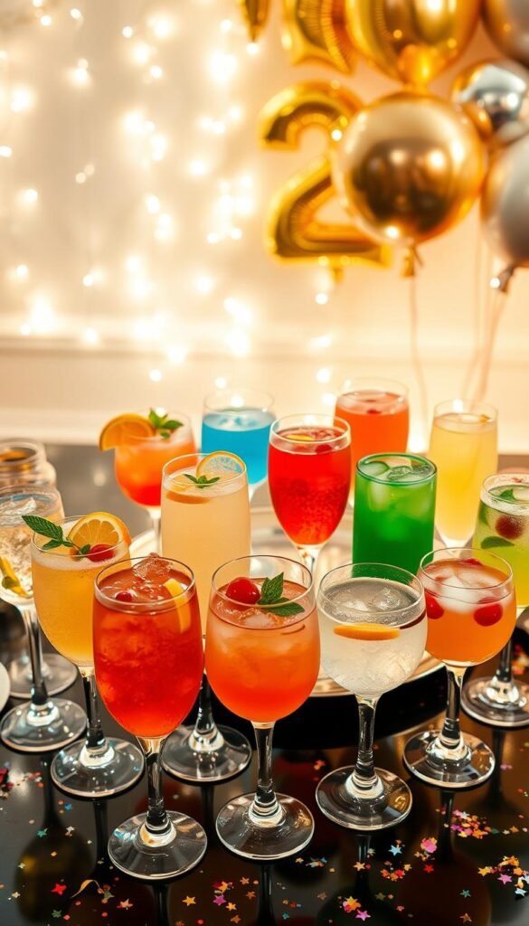 Festive New Year's Eve Drinks
