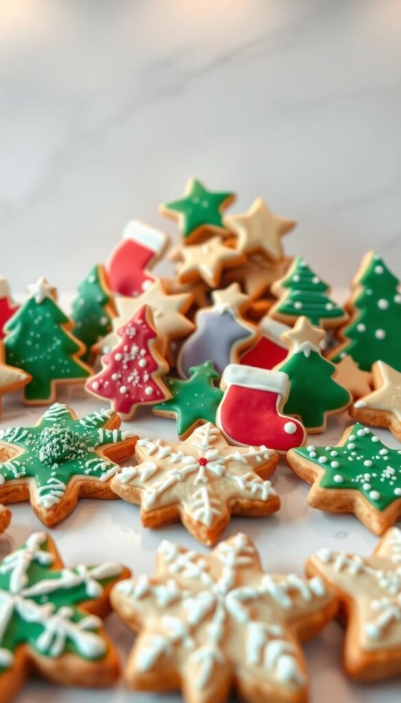Festive Shaped Christmas Cookies Festive Shaped Christmas Cookies