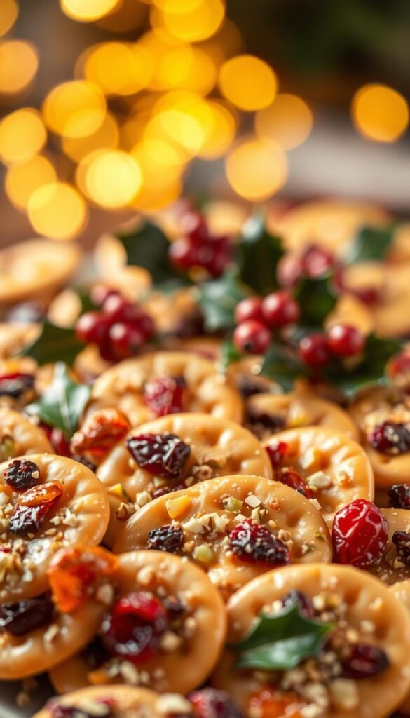 Fruity Saltine Toffee Christmas Crackers