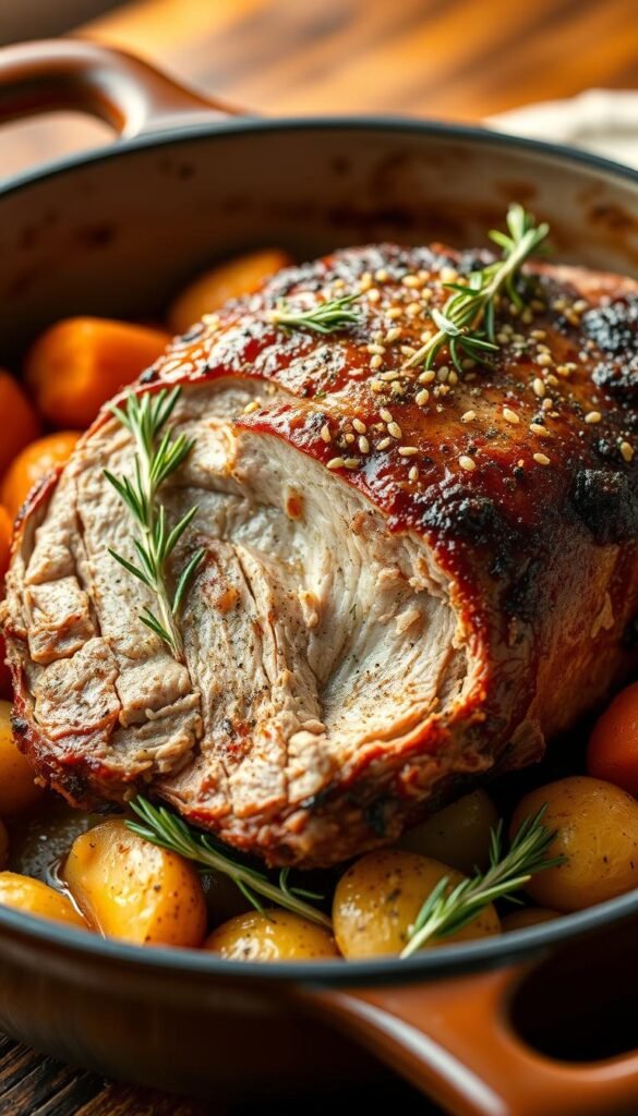 Garlic and Rosemary Pork Loin Roast