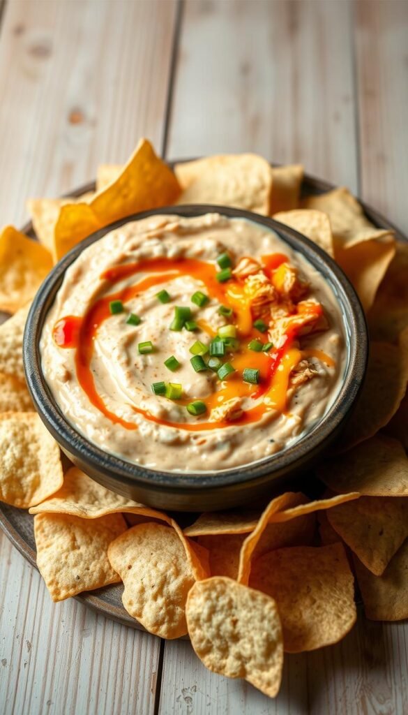 Greek Yogurt Buffalo Chicken Dip