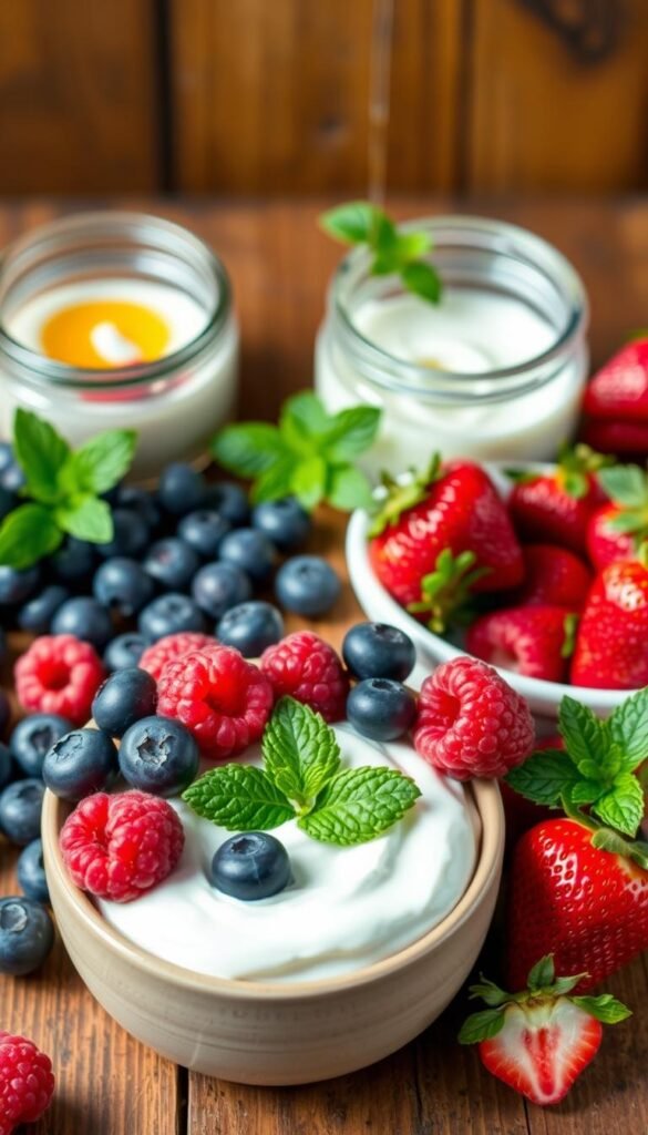 Greek yogurt fruit dip ingredients