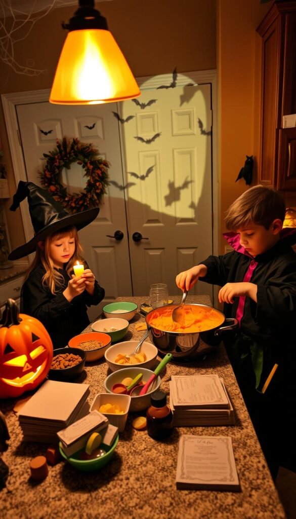 Halloween cooking with kids Halloween cooking with kids