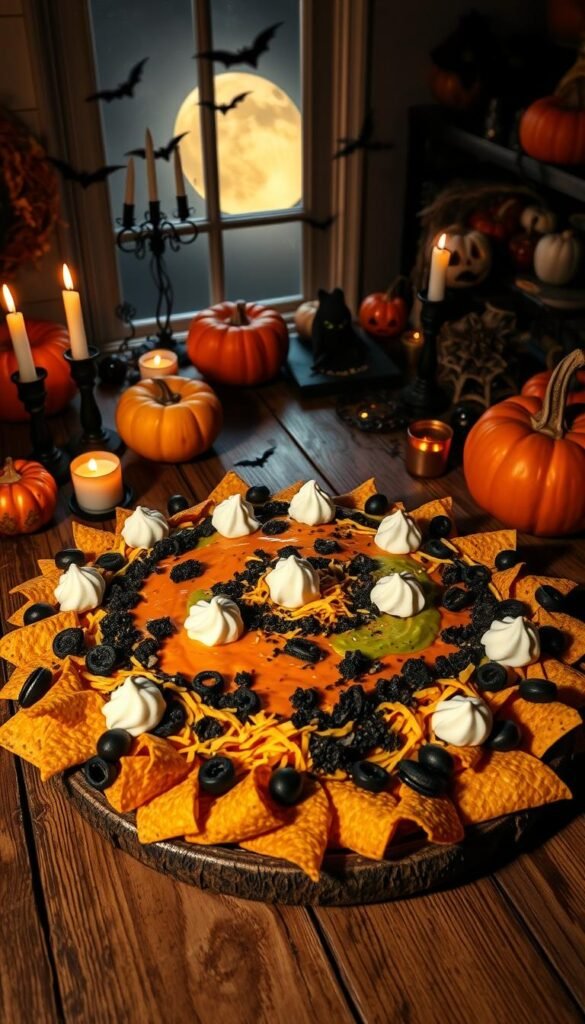 Halloween taco dip presentation Halloween taco dip presentation