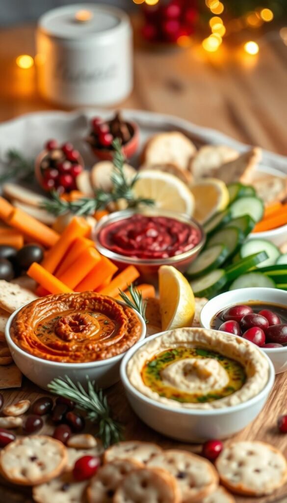 Holiday Hummus Platter Holiday Hummus Platter