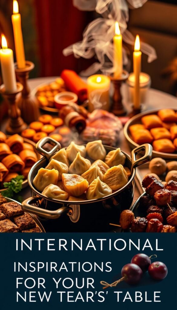 International New Year's dishes