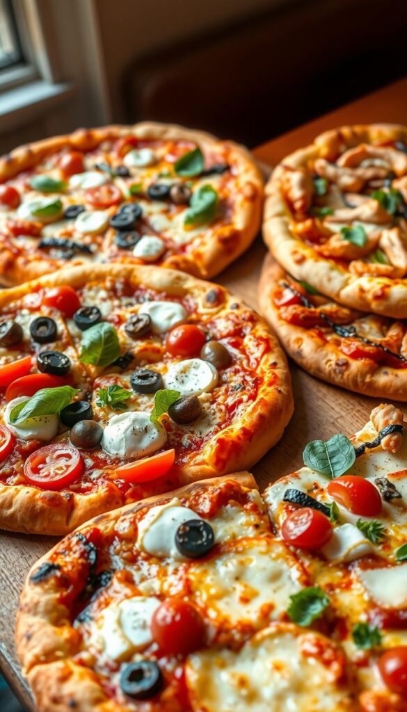 International Sourdough Discard Pizzas