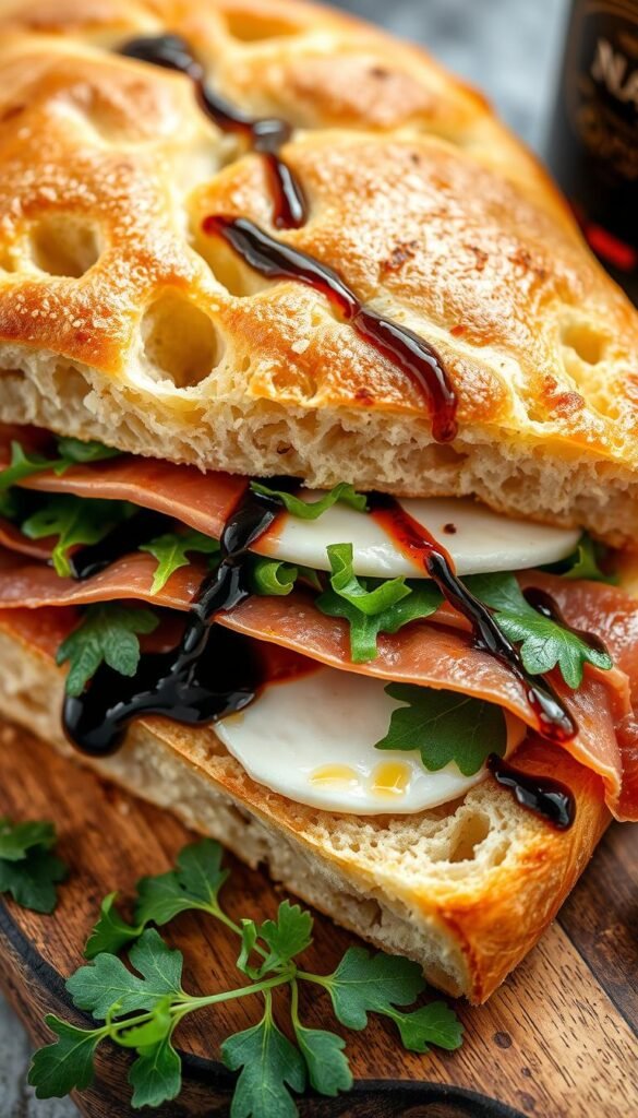 Italian Deli-Style Focaccia Sandwich