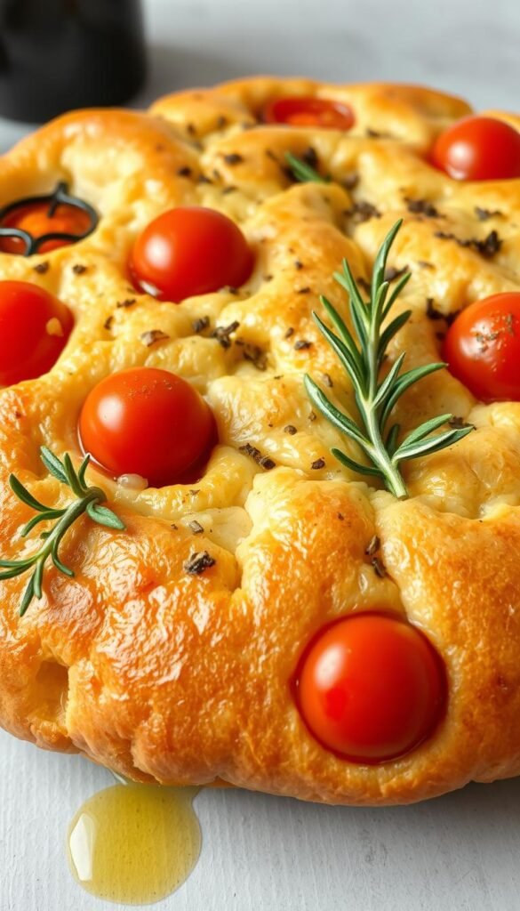 Italian focaccia bread