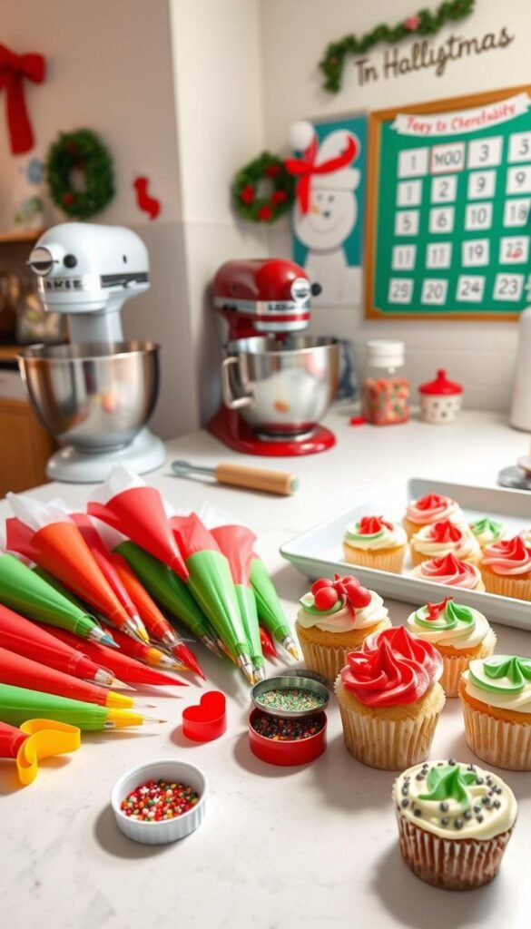 Kid-friendly decorating station