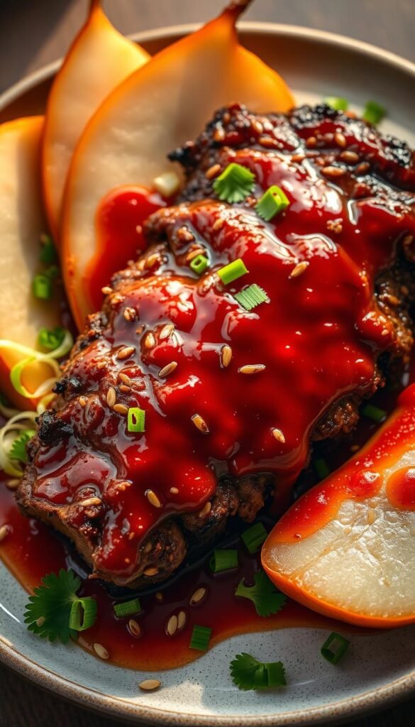 Korean Gochujang and Pear Brisket