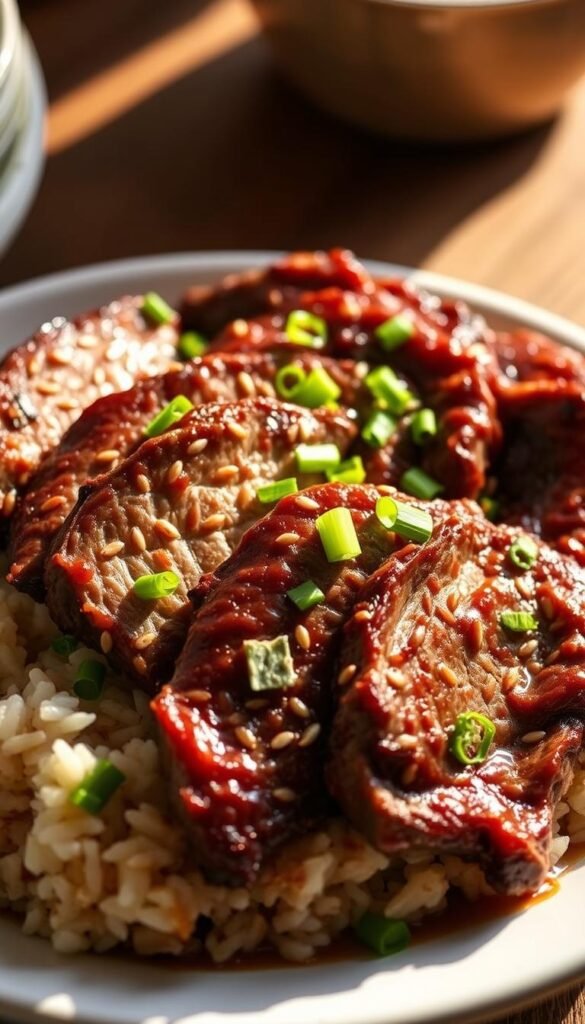 Korean-Inspired Gochujang Brisket