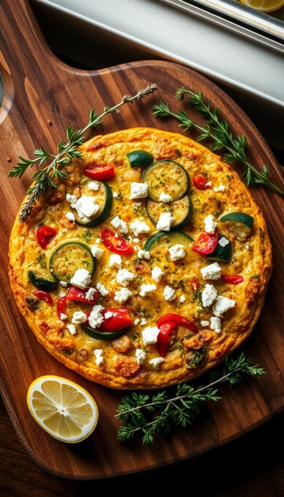 Mediterranean Veggie Frittata