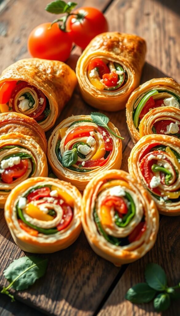 Mediterranean pinwheels