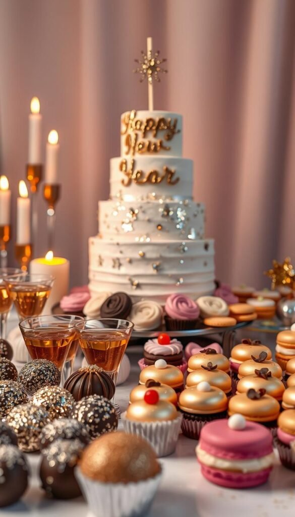 New Year's Eve desserts New Year's Eve desserts