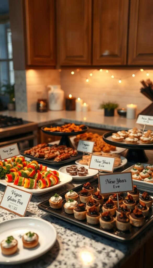 New Year's Eve food labeling