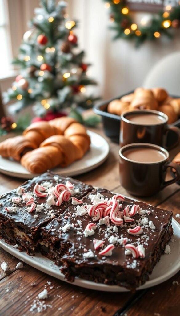 Peppermint Chocolate Breakfast Casserole