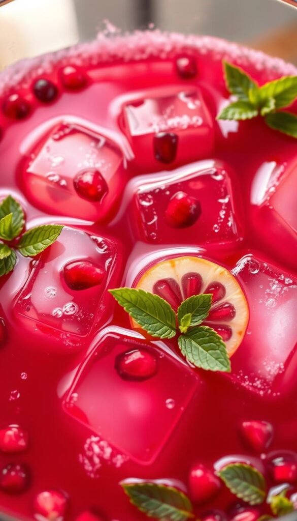 Pomegranate Ginger Fizz Punch