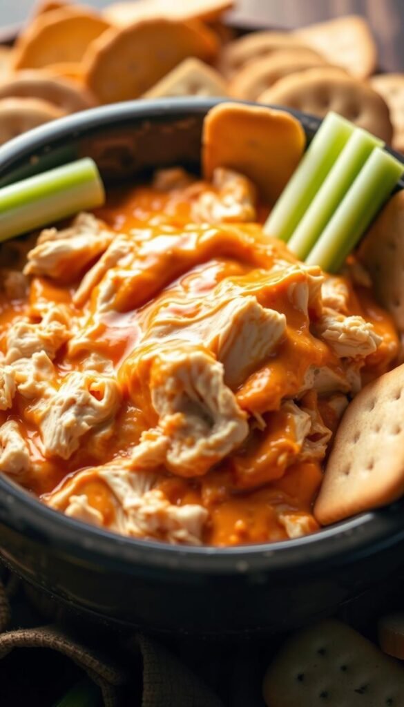 Slow Cooker Buffalo Chicken Dip