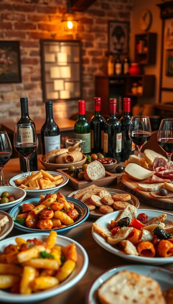 Spanish tapas dishes