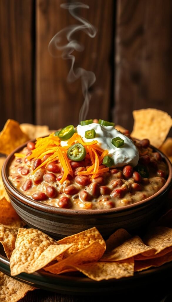 Spicy Bean Taco Dip