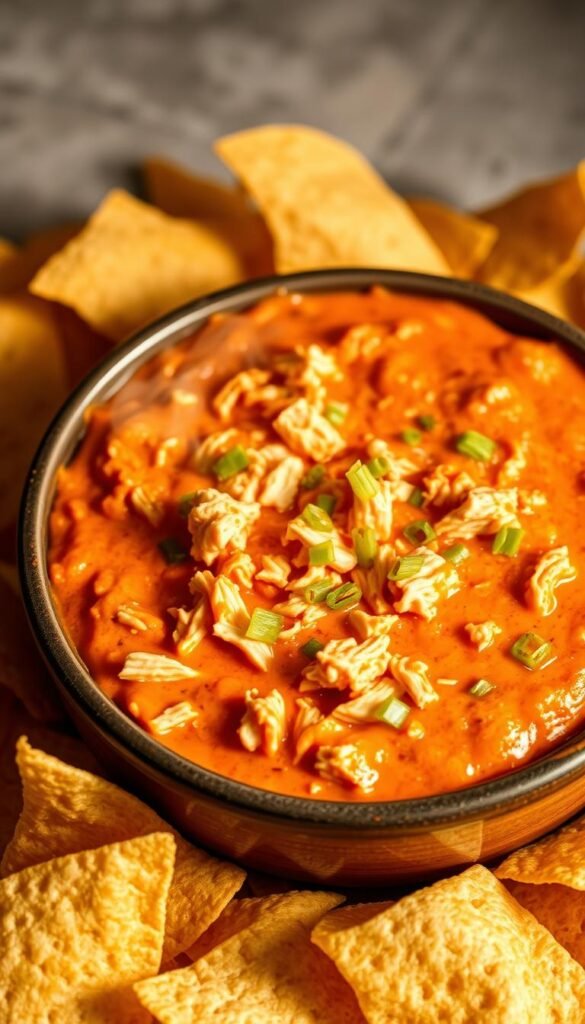 Spicy Buffalo Chicken Dip