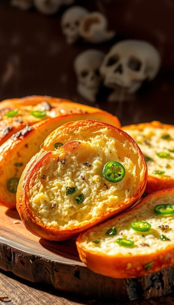 Spicy Jalapeño Garlic Bread