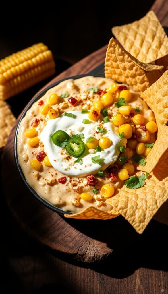 Spicy Jalapeño Street Corn Dip
