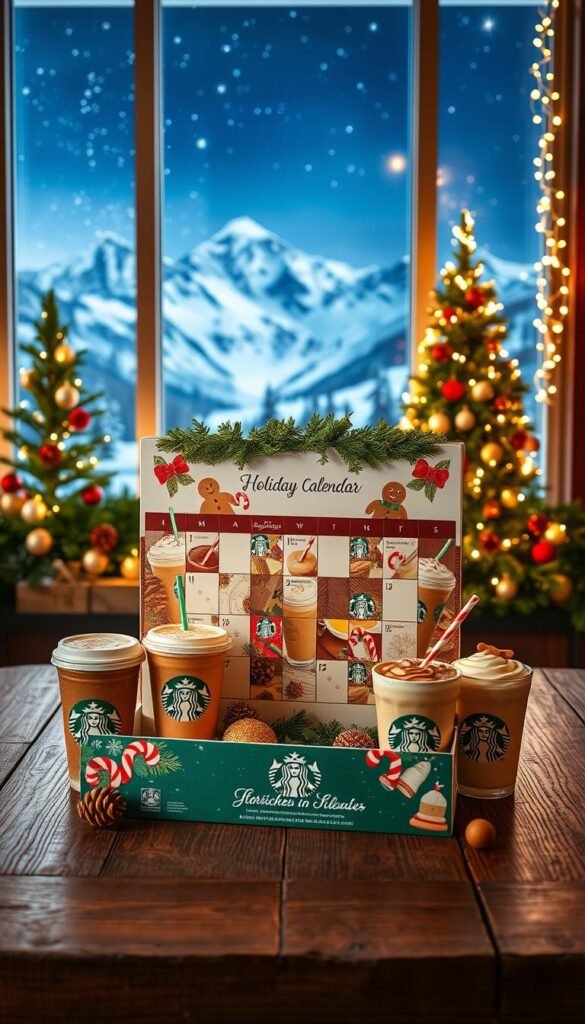 Starbucks holiday drink calendar