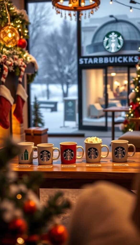 Starbucks holiday drink ranking criteria