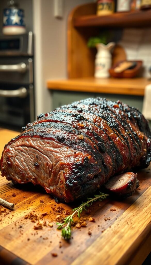 Texas-Style Smoked Oven Brisket Texas-Style Smoked Oven Brisket