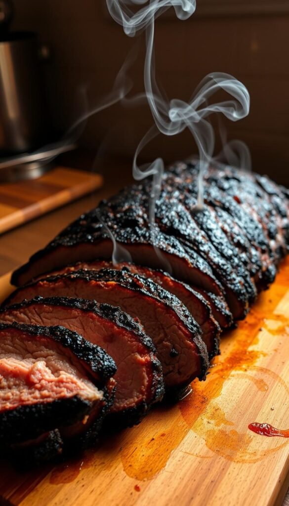 Texas-style smoked brisket